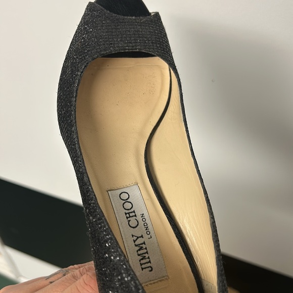 Jimmy Choo Luna Kitten Heel Shoes - Picture 10 of 12